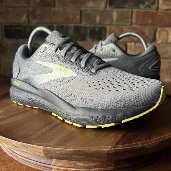 Brooks Ghost 16 Primer Gray Road Running Shoes Sneakers Men's 7.5 Women's 9 - Picture 2 of 16